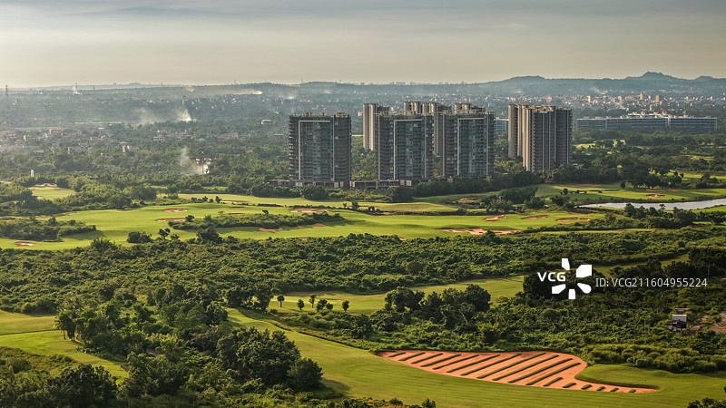 海南海口观澜湖高尔夫球场图片素材