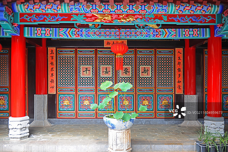 云南昆明，圆通寺图片素材