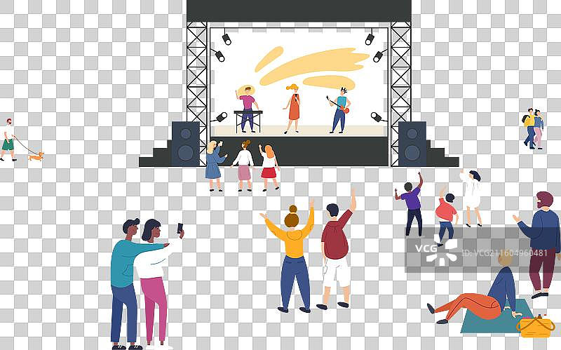 露天音乐会图片素材