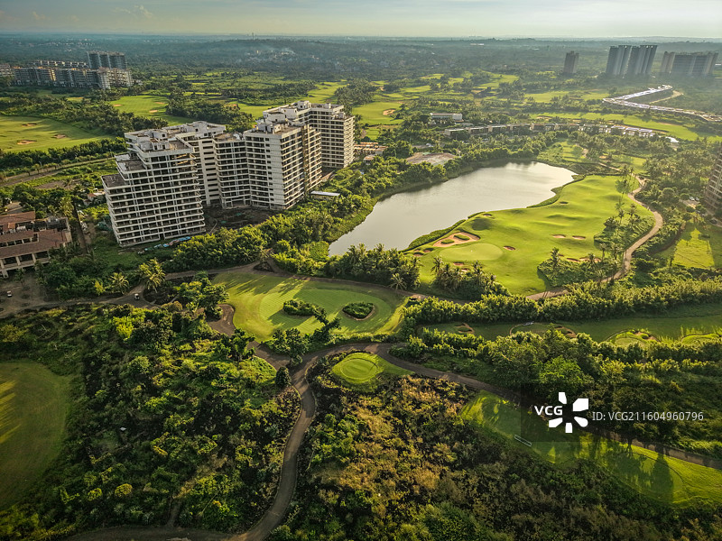 海南海口观澜湖高尔夫球场图片素材