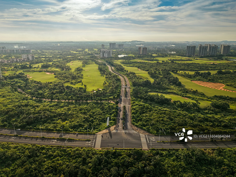 海南省海口市观澜湖国际旅游度假区图片素材