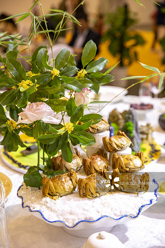 螃蟹宴图片素材