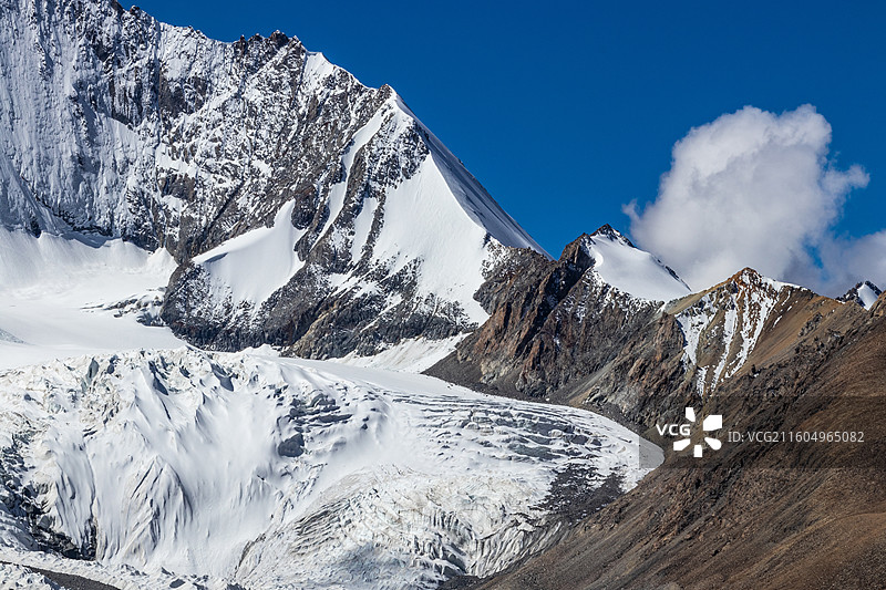 西藏冷布岗日峰图片素材