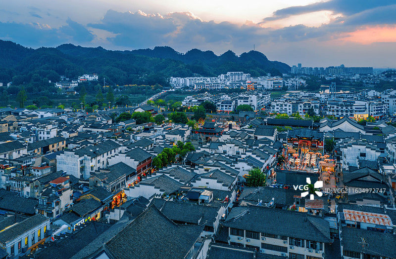 安徽省黄山市徽州古城徽州府图片素材