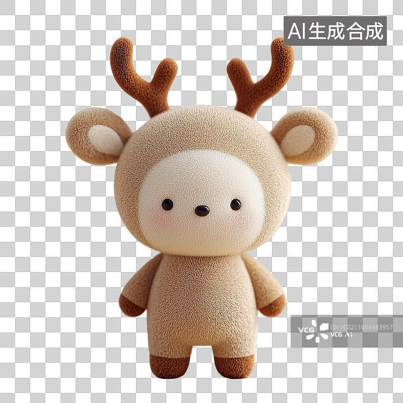 【AI数字艺术】小鹿角色3D形象图片素材