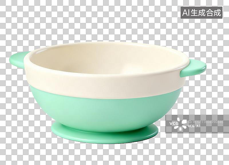 【AI数字艺术】3D插画 婴幼儿辅食碗图片素材