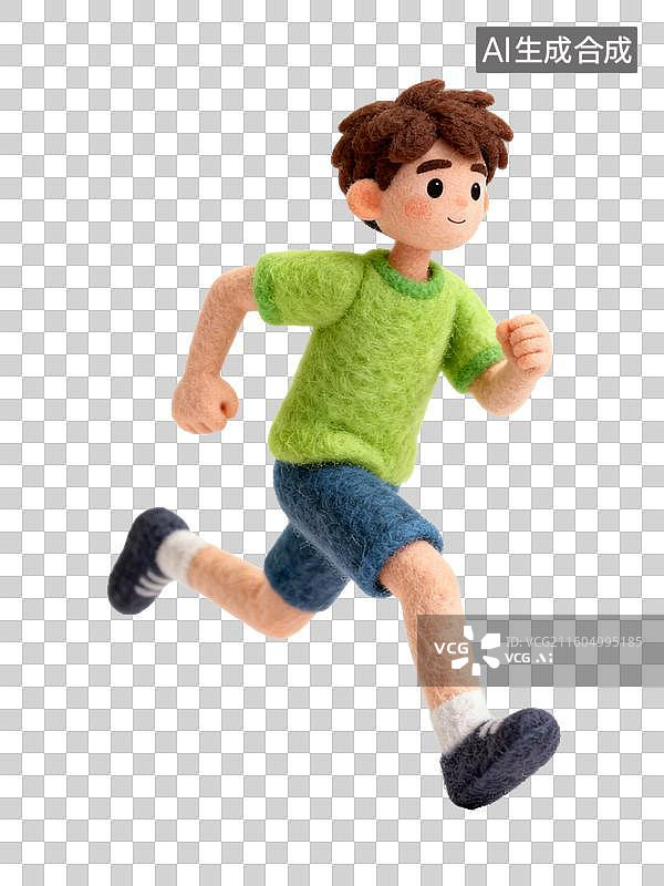 【AI数字艺术】奔跑的大学生图片素材