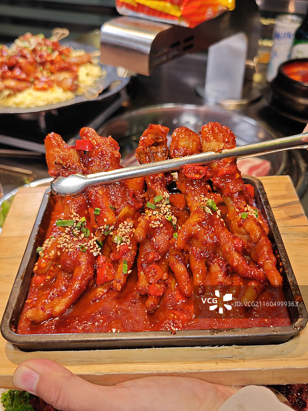 韩式美食烤肉图片素材