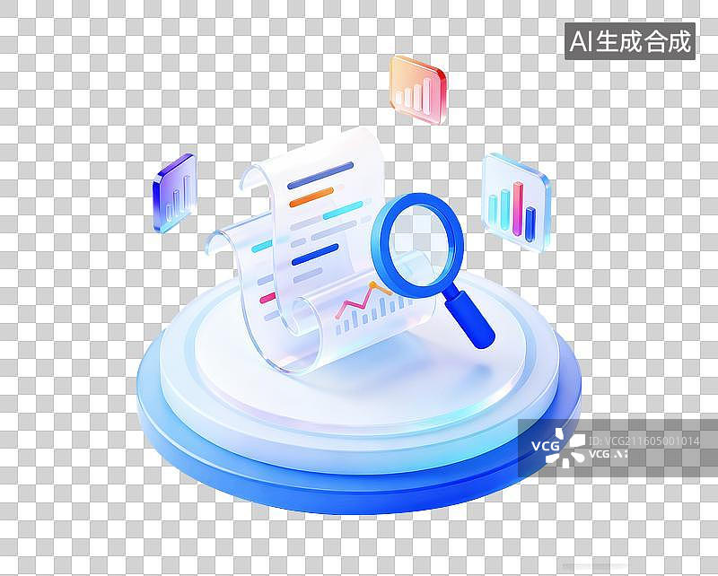 【AI数字艺术】人工智能数据自动化处理图标分析图片素材