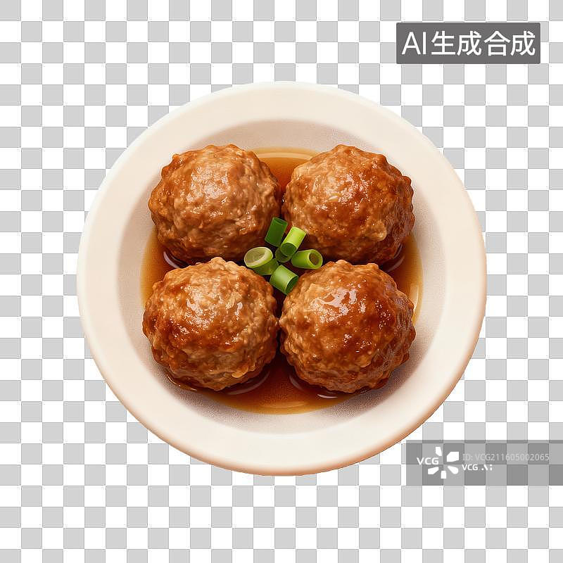 【AI数字艺术】四喜丸子 美食菜肴元素 年夜饭聚餐图片素材