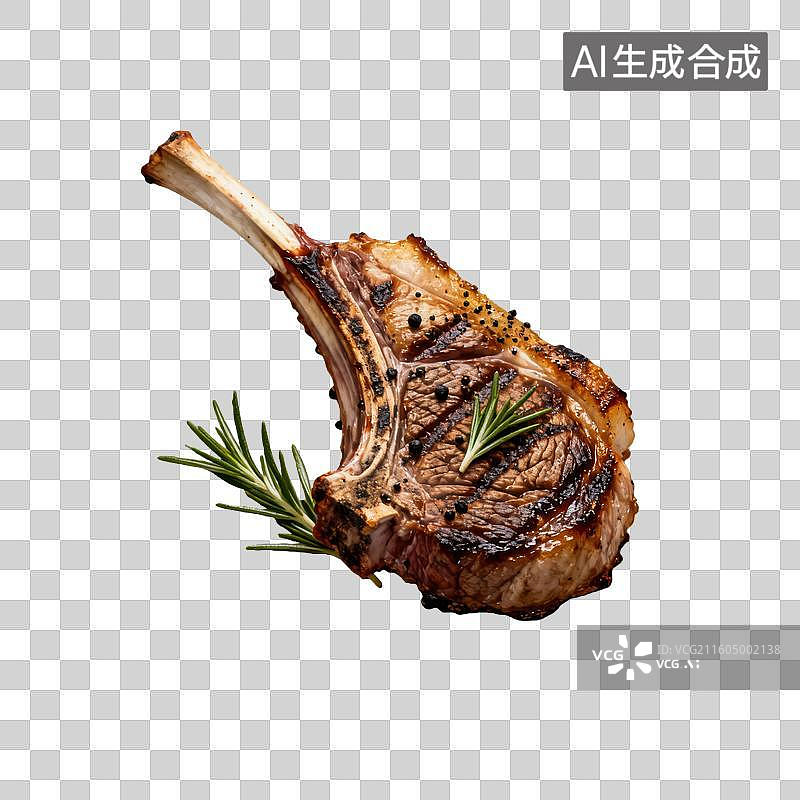 【AI数字艺术】烤羊排 美食菜肴元素 年夜饭聚餐图片素材