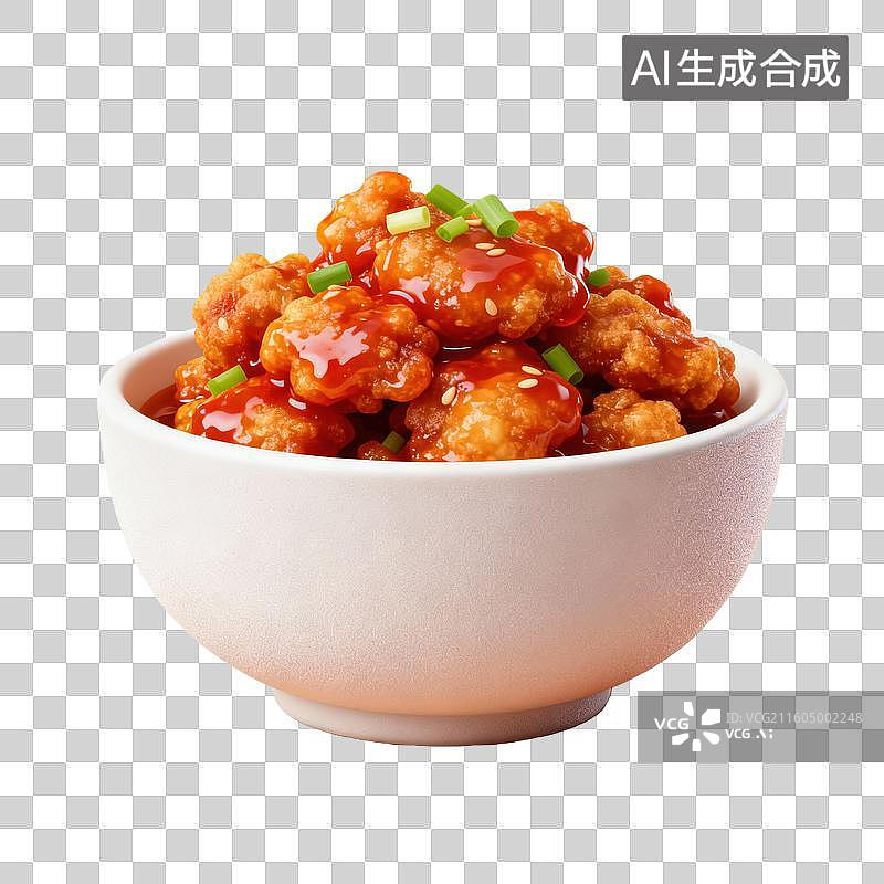 【AI数字艺术】糖醋里脊 美食菜肴元素 年夜饭聚餐图片素材