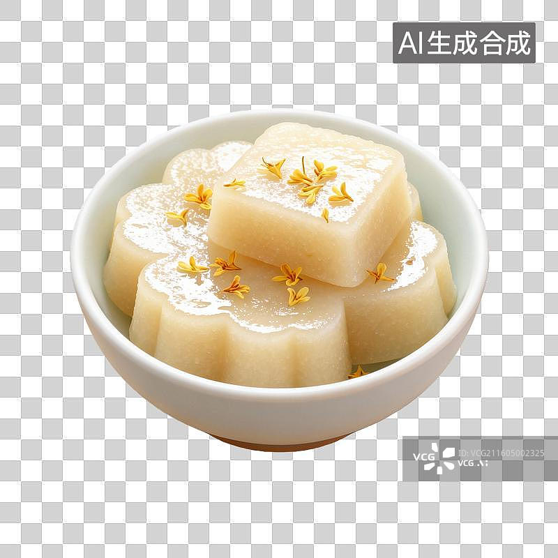 【AI数字艺术】桂花糕美食菜肴元素 年夜饭聚餐图片素材