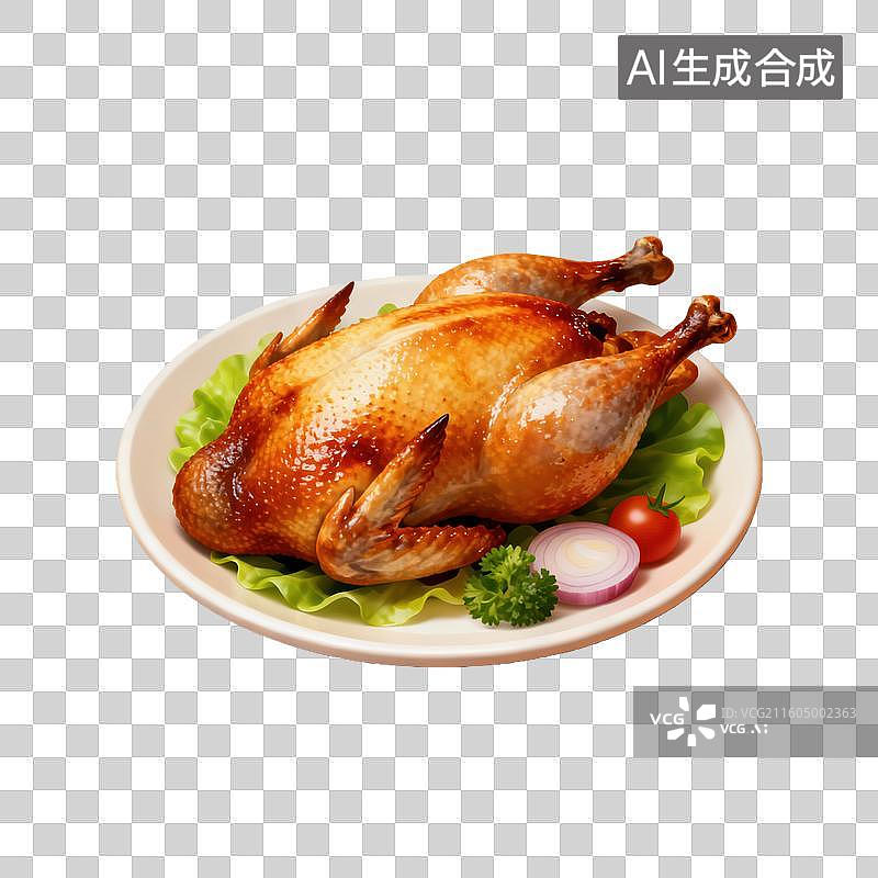 【AI数字艺术】北京烤鸭美食菜肴元素 年夜饭聚餐图片素材
