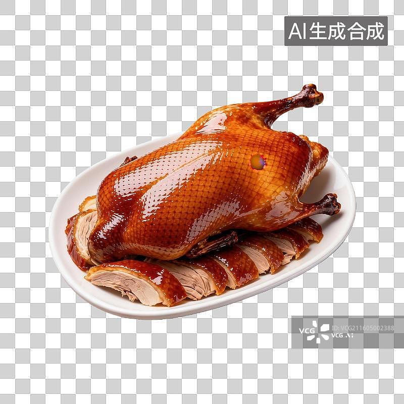 【AI数字艺术】北京烤鸭美食菜肴元素 年夜饭聚餐图片素材