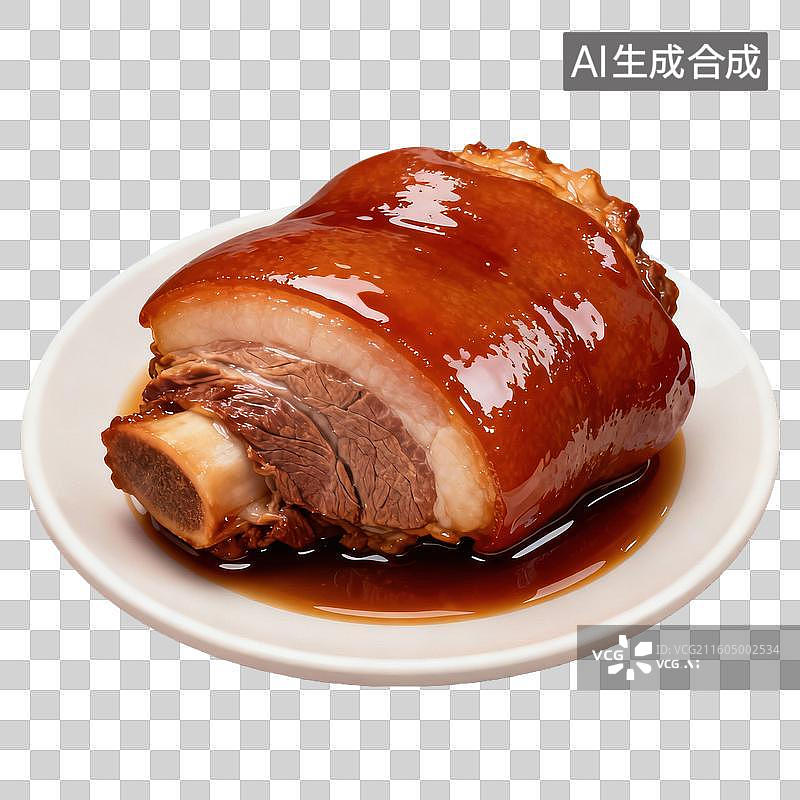 【AI数字艺术】东坡肘子美食菜肴元素 年夜饭聚餐图片素材