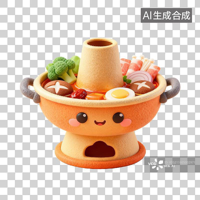 【AI数字艺术】火锅麻辣烫 美食菜肴元素 年夜饭聚餐图片素材