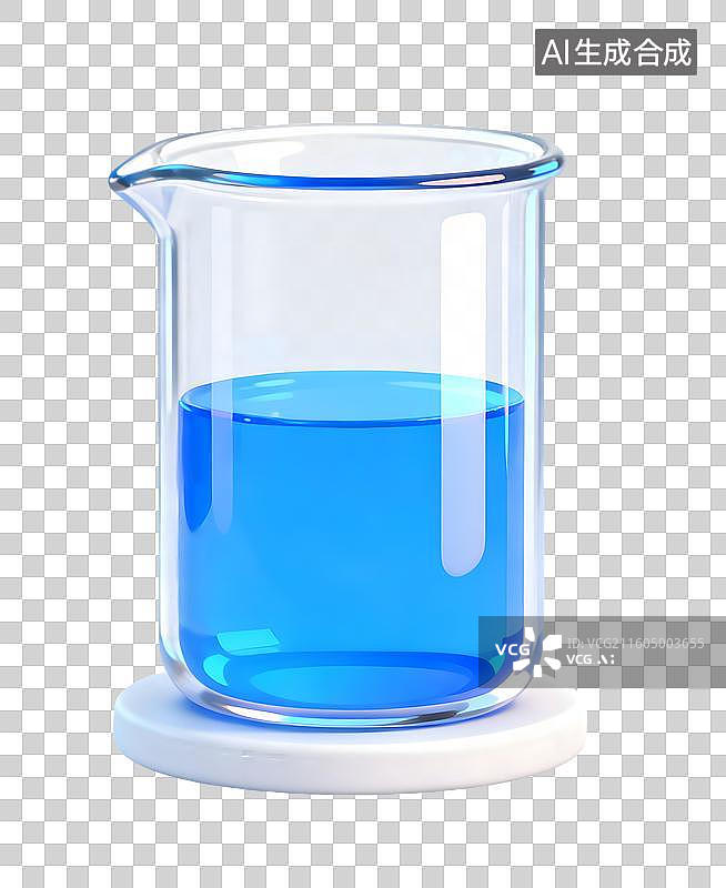 【AI数字艺术】实验室化学实验器材设备用品科研3D卡通插画元素图片素材