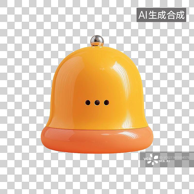 【AI数字艺术】提醒铃铛3D图标图片素材