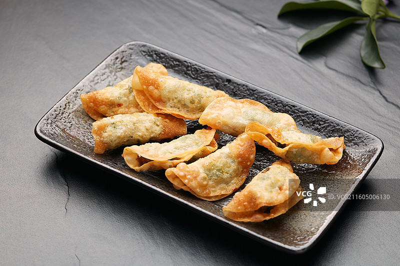 糖水铺炸饺子图片素材