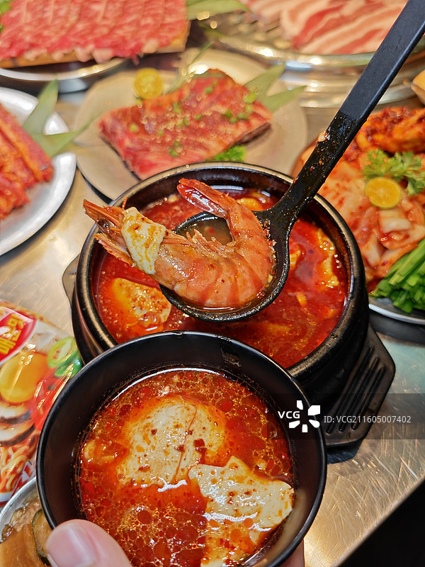 韩式美食烤肉图片素材