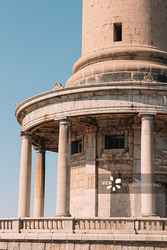 大连旅顺白玉山公园图片素材