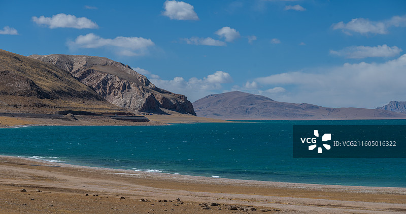 中国西藏自治区那曲市色林错国家级自然保护区白昼风景图片素材