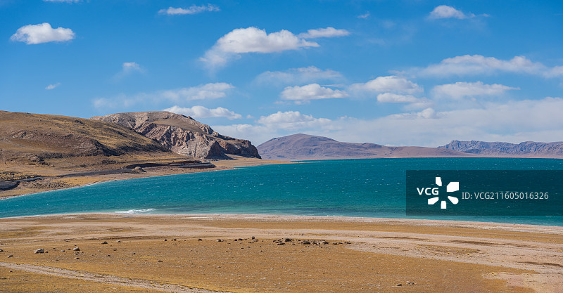 中国西藏自治区那曲市色林错国家级自然保护区白昼风景图片素材