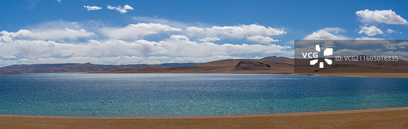 中国西藏自治区那曲市色林错国家级自然保护区白昼风景图片素材