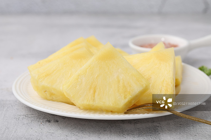 菠萝切块哈密瓜切块西瓜切块图片素材