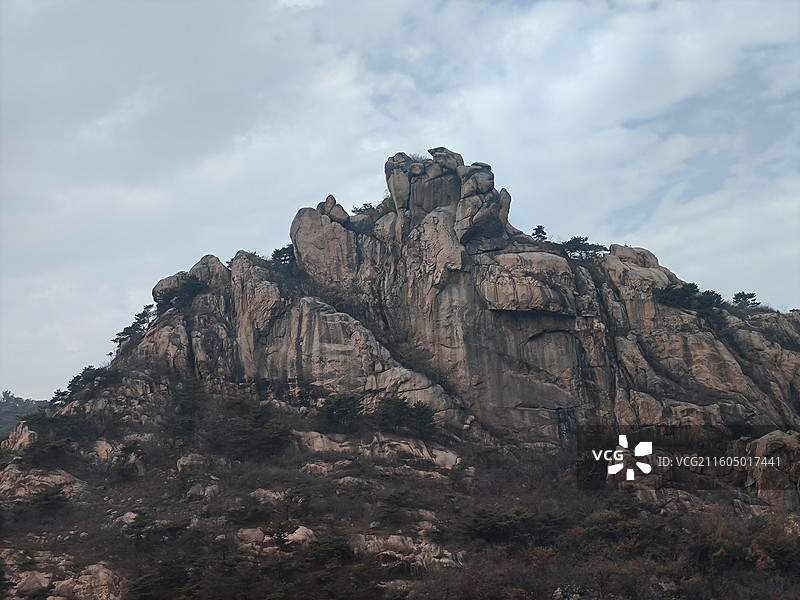 初冬小雪节气，五莲山风景区自然风光图片素材
