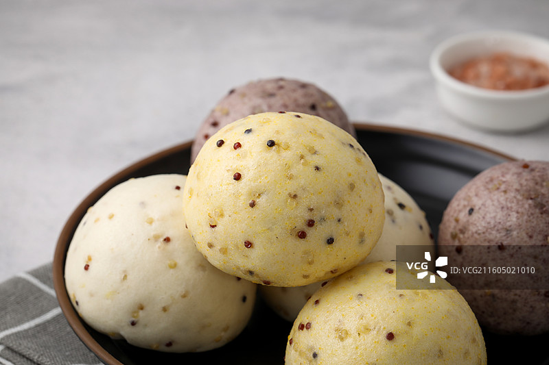 藜麦馒头图片素材