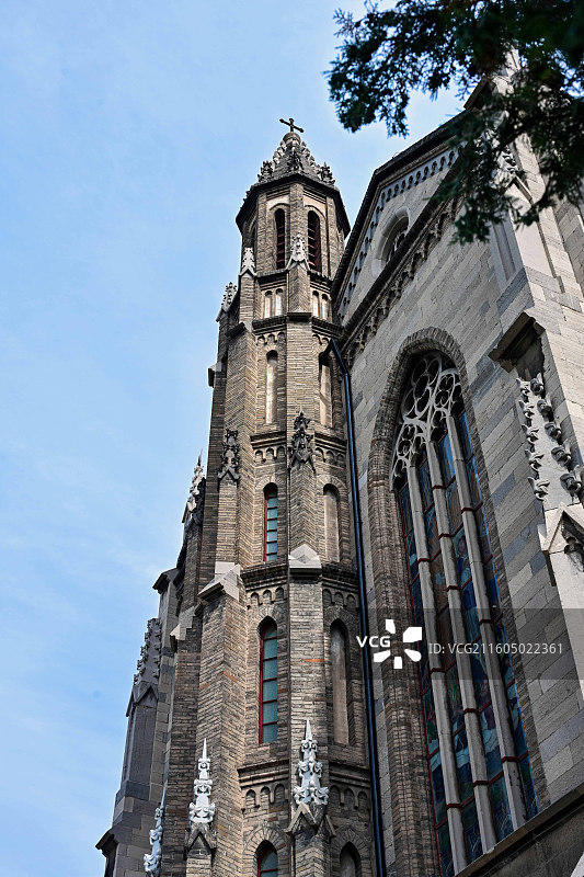 济南洪家楼天主堂图片素材