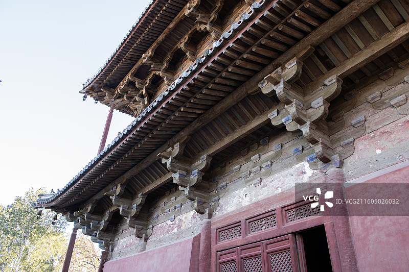 古代木结构建筑的代表蓟州独乐寺观音阁图片素材