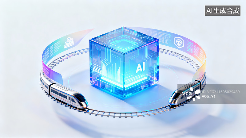 【AI数字艺术】春运题材，高铁站，回家过年，春运图片素材