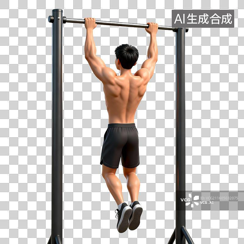 【AI数字艺术】体育运动-引体向上图片素材