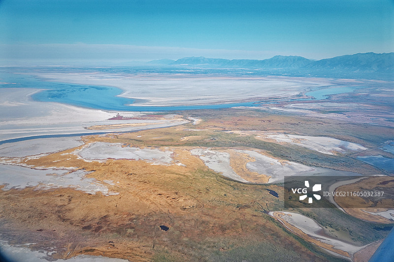美国，从飞机窗口看风景，自然风光图片素材