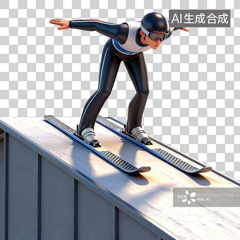 【AI数字艺术】跳台滑雪图片素材