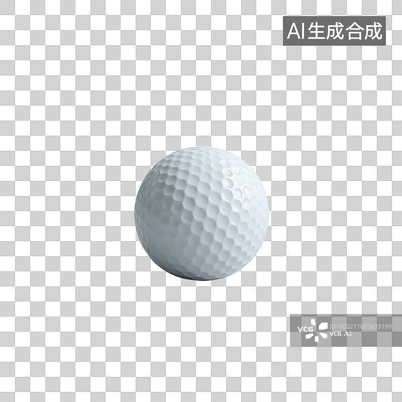 【AI数字艺术】白色高尔夫球展示图片素材