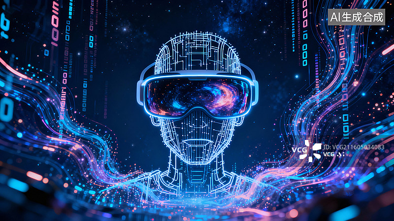 【AI数字艺术】AI科技背景图片素材