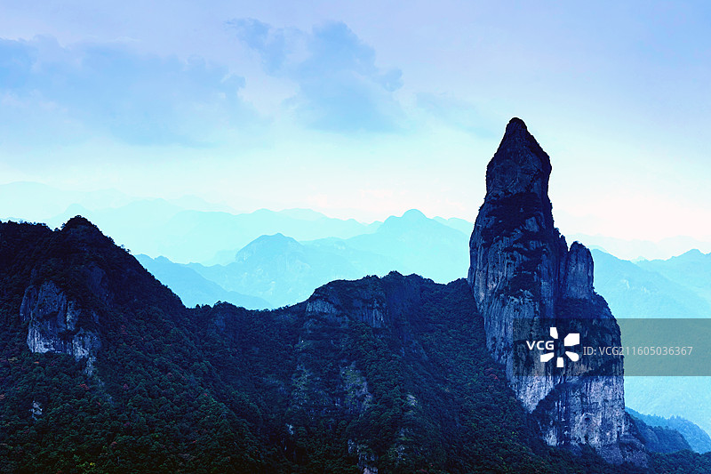 神仙居观音峰图片素材