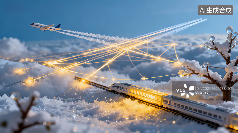 【AI数字艺术】春运题材，春节回家过年，过年，回家，高铁站，候车室图片素材