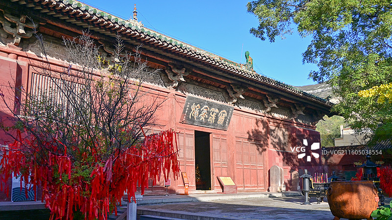 山西临汾市洪洞县广胜寺大雄宝殿图片素材