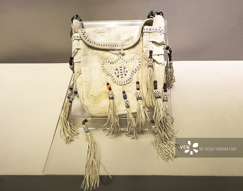 麂皮包 20世纪60-70年代 廊坊博物馆图片素材