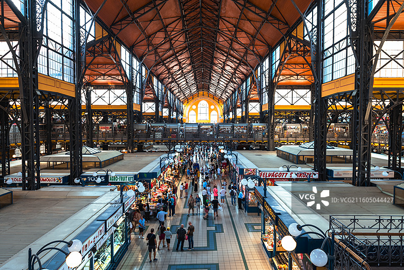 布达佩斯中央市场图片素材