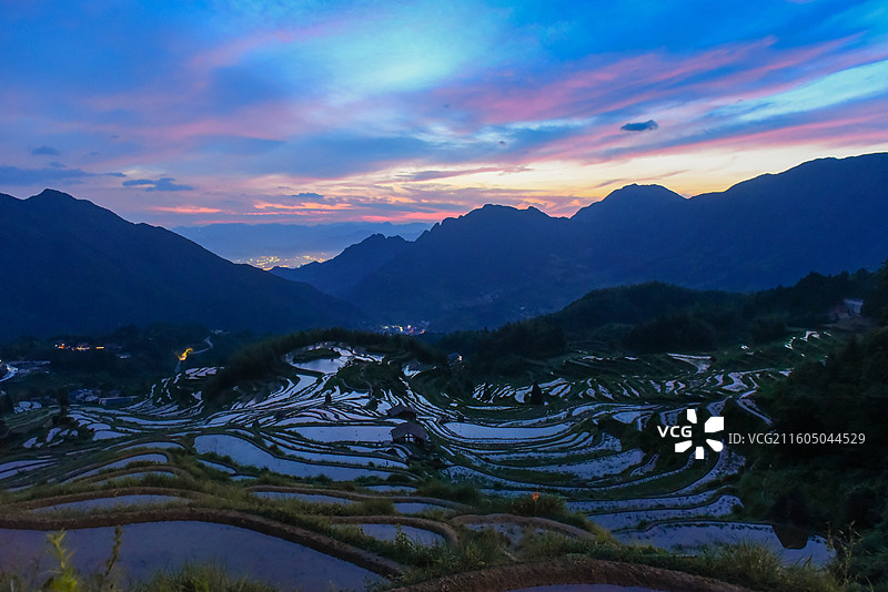 丽水云和梯田图片素材