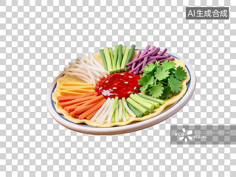 【AI数字艺术】3d粘土质感丝娃娃美食元素图片素材