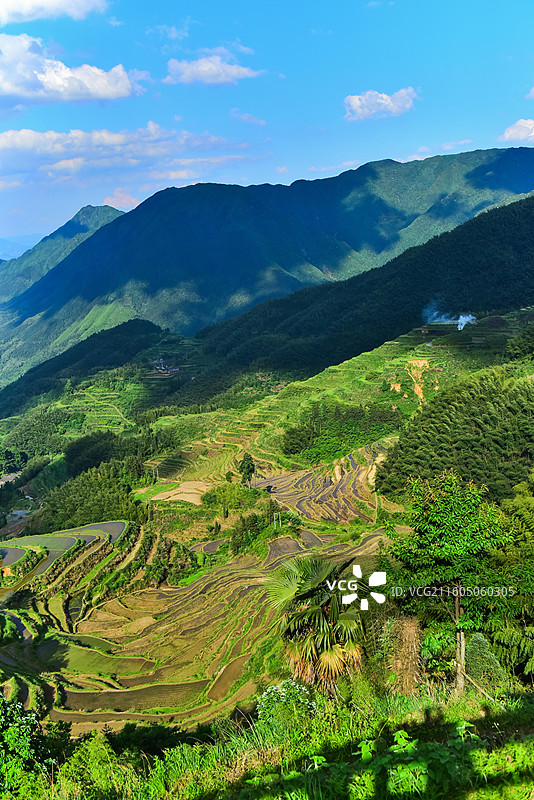丽水云和梯田图片素材