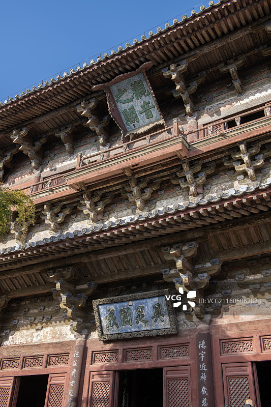 独乐寺观音阁图片素材