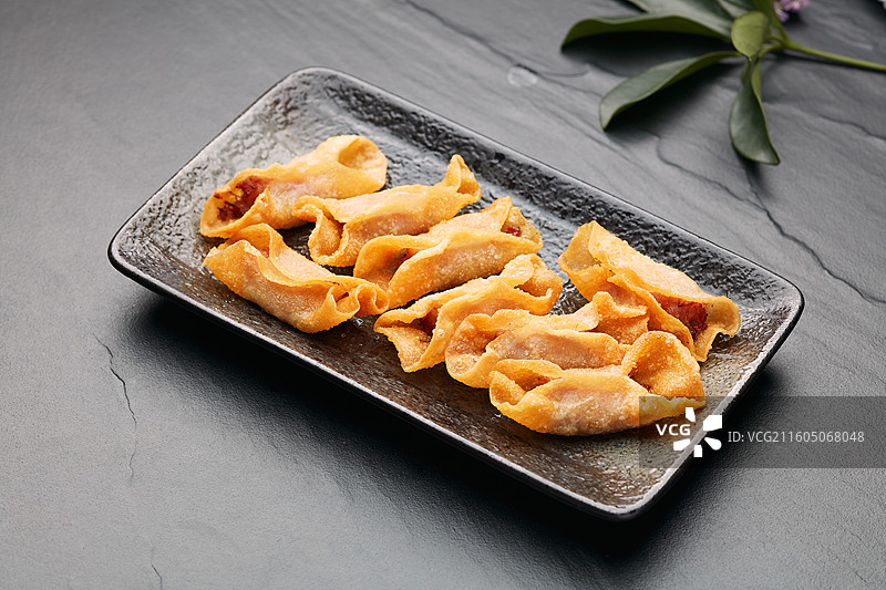 糖水铺炸饺子图片素材